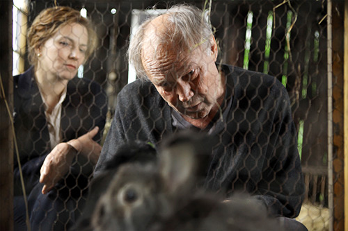Martina Gedeck und Klaus Maria Brandauer in "DIE AUSLÖSCHUNG" - ein Film von Nikolaus Leytner