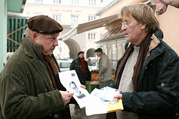 Wolfgang Böck und Matthias Habich in "EIN HALBES LEBEN" - ein Film von Nikolaus Leytner