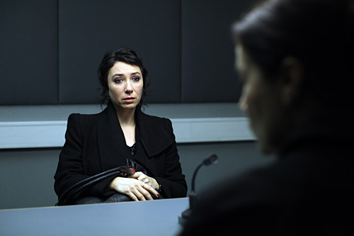 Ursula Strauss in "SPUREN DES BÖSEN - RACHEENGEL" - Regie: Andreas Prochaska
