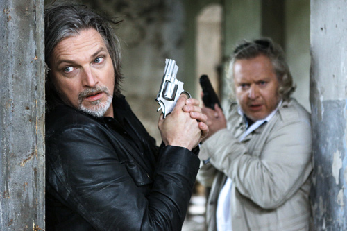 Stefan Jürgens und Gregor Seberg in "Soko Donau/Soko Wien" Staffel X - 2014