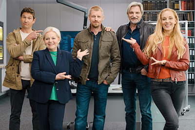 Andreas Kiendl, Brigitte Kren, Martin Gruber, Stefan Jürgens, Lilian Klebow: "Soko Donau", "Soko Wien" 2021 - Staffel 17