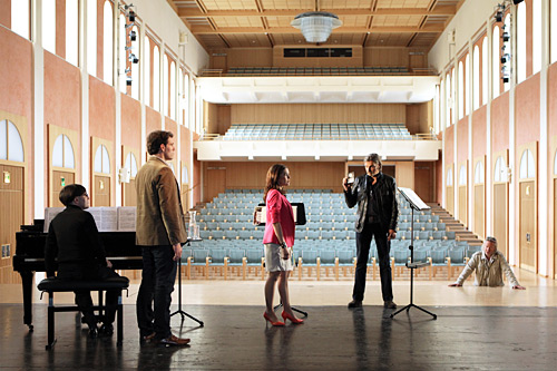 Florian Binder, Andreas Lichtenberger, Sieglinde Feldhofer, Stefan Jürgens und Gregor Seberg in "SOKO DONAU / SOKO WIEN" - Regie: Erhard Riedlsperger