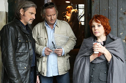 Stefan Jürgens, Gregor Seberg und Stefanie Dvorak in "SOKO DONAU / SOKO WIEN 2013" - 9.Staffel - Regie: Holger Barthel