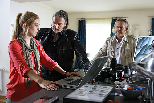 Hilde Dalik, Stefan Jürgens, Gregor Seberg in "SOKO DONAU/SOKO WIEN" 9.Staffel 2013 - Regie: Holger Barthel
